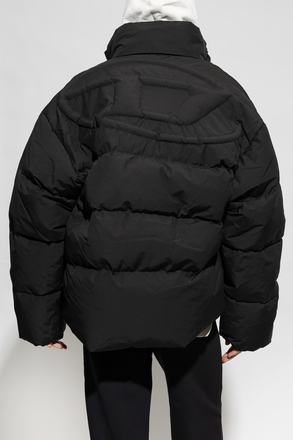 ★送料・関税込【DIESEL】T OVAL JACKET DIESEL W-Oval High-Neck Down Jacket Light Gray 54 - POIZON